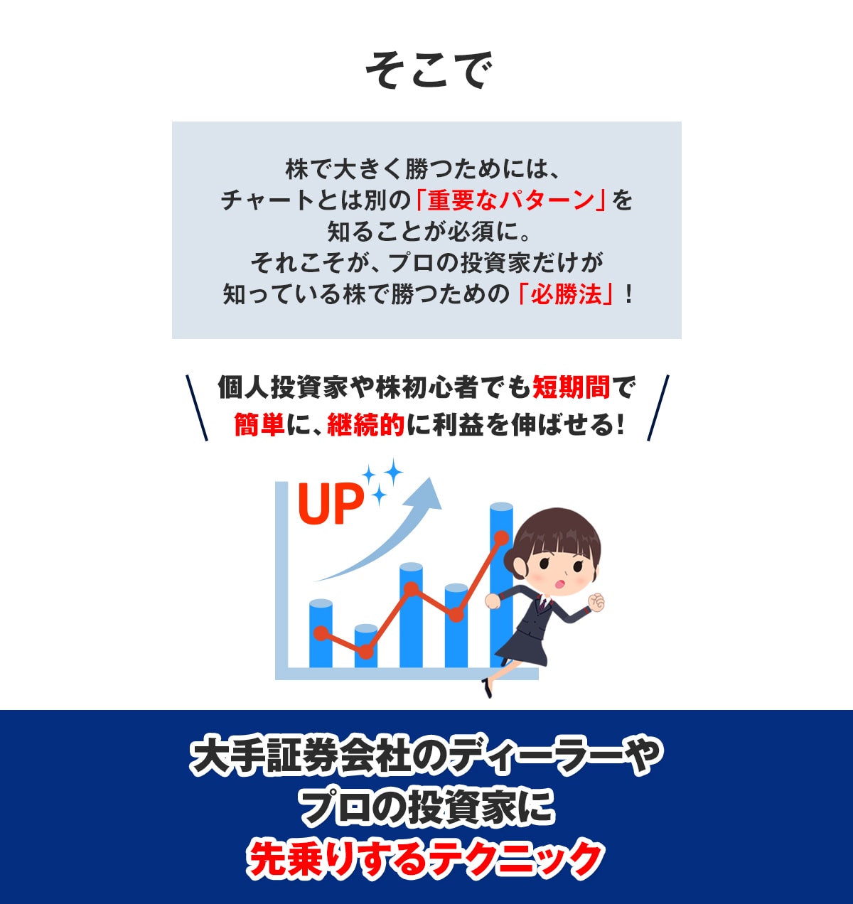 大手証券会社のディーラーやプロの投資家に先乗りするテクニック